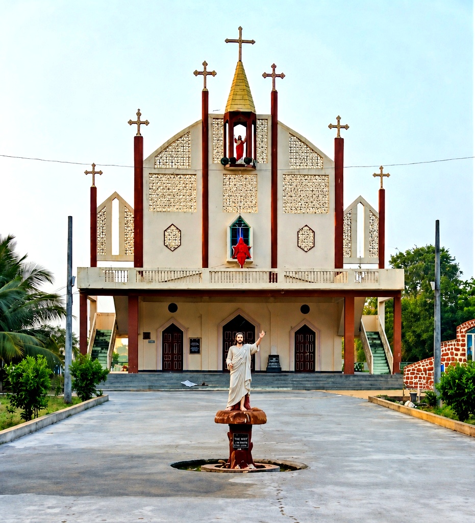 Sirvel Parish Church — Where the inspiration of translating Divine Mercy into Telugu was born
